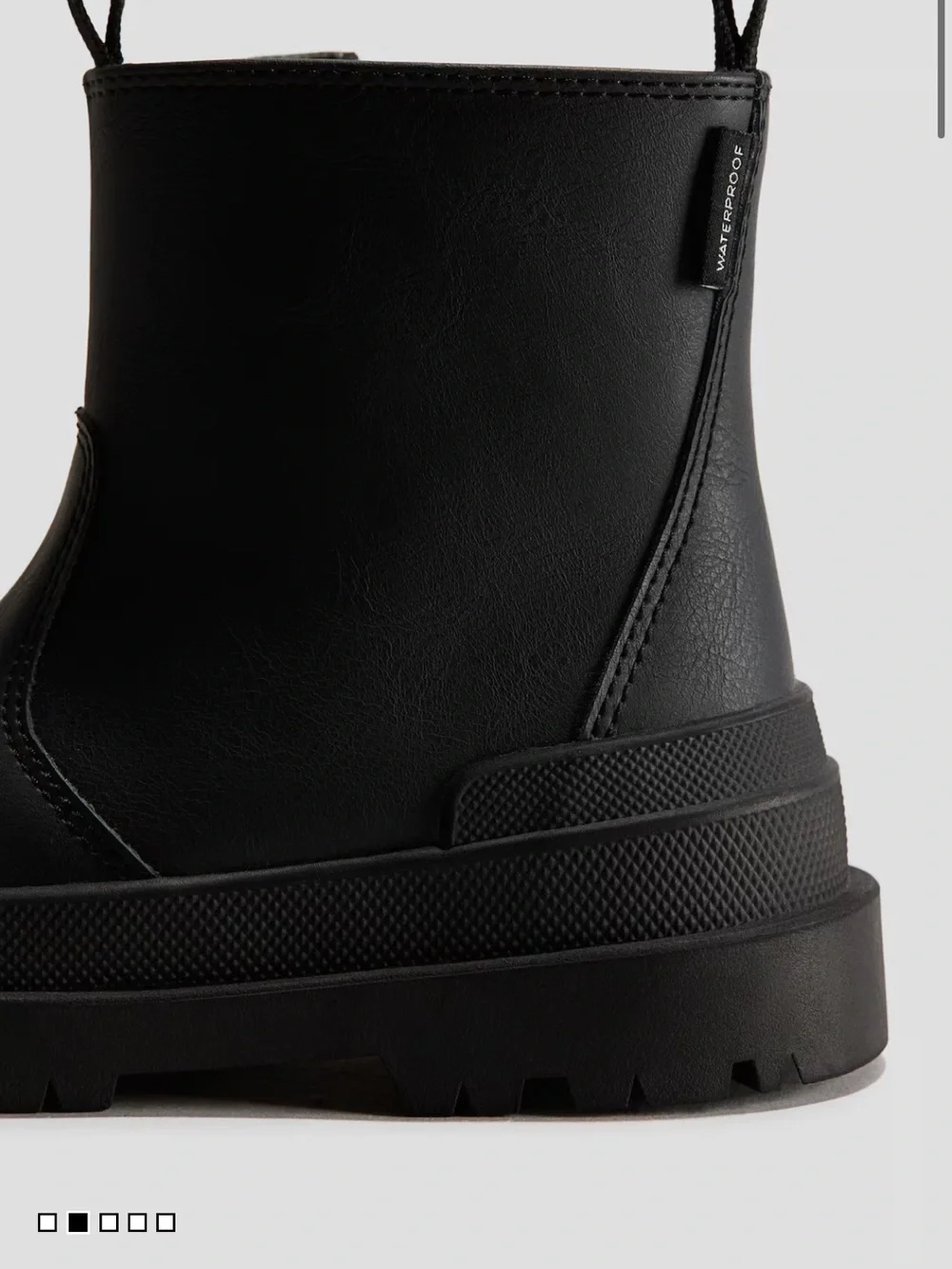 NWOT H&M Kids Waterproof Chelsea Boots